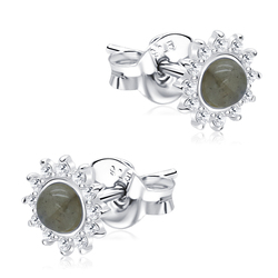 Unique Designed With CZ Stone Silver Ear Stud STS-5338